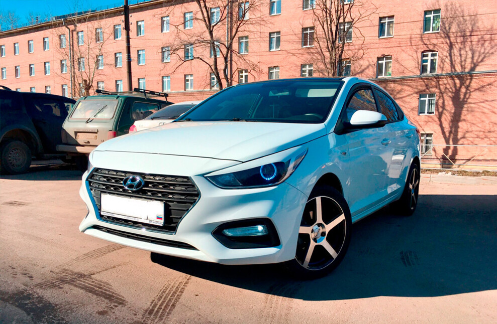Осмотр Hyundai Solaris, 1.4л., АКПП, 2018г.