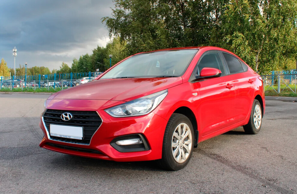 Осмотр Hyundai Solaris, 1.6л., АКПП, 2017г.